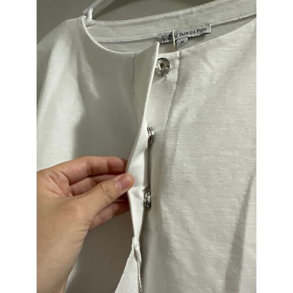 🔥FLASH SALE🔥 Patrizia Pepe White cape cardigan size TA - Picture 3 of 8